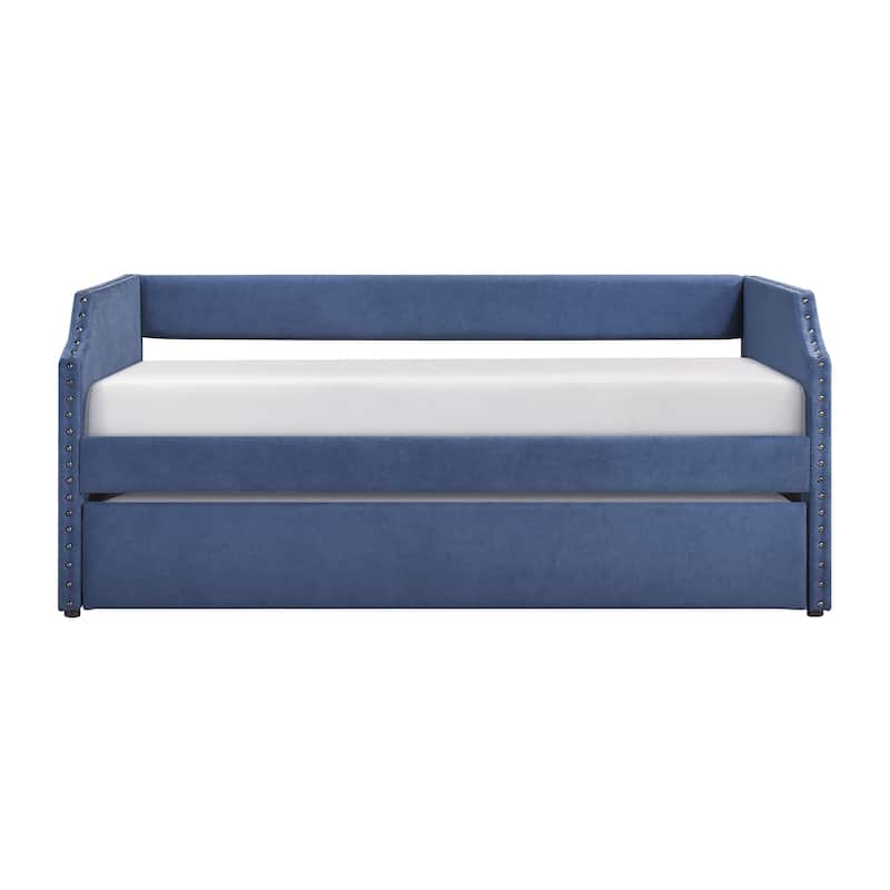Leith Textured Fabric Daybed with Trundle