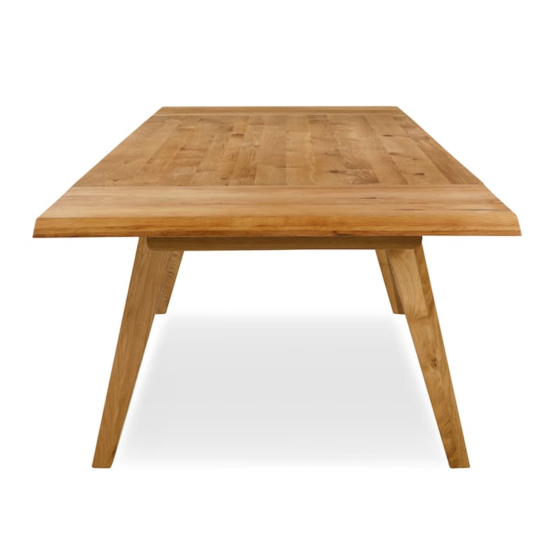 Poly and Bark Kent Solid Oak Wood Dining Table