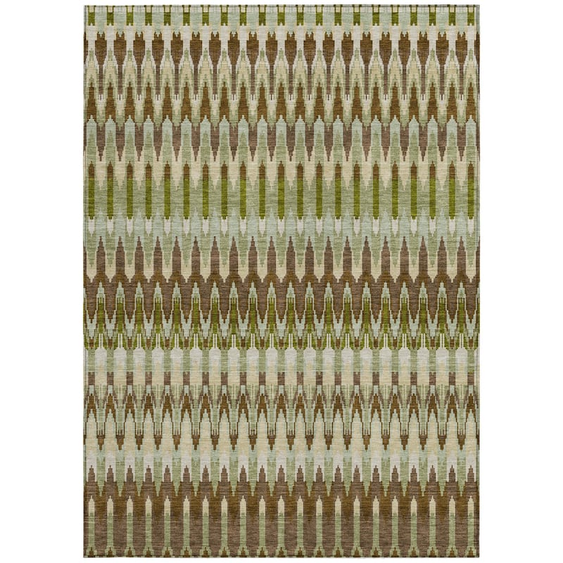 HomeRoots Southwestern Transitional Rectangle Outdoor Rug