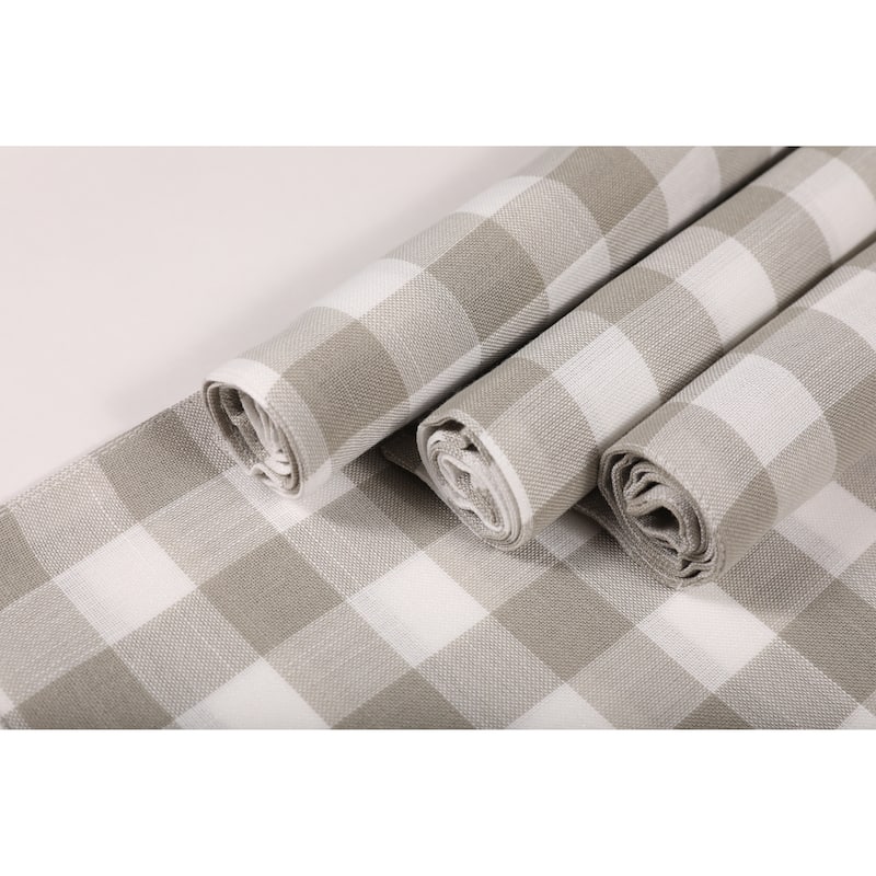 Gingham Check Placemats - Classic 13" x 19" Set of 4