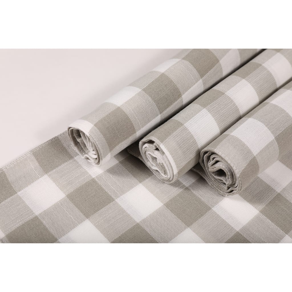 Gingham Check Placemats - Classic 13" x 19" Set of 4