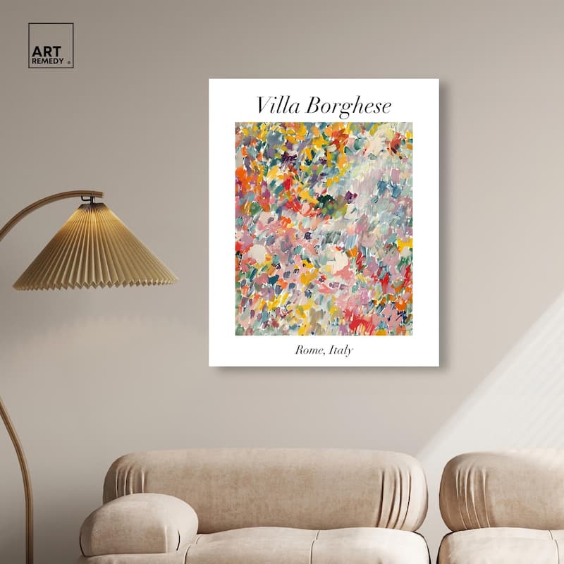 Villa Borghese Canvas by Art Remedy, Gallery Wrapped