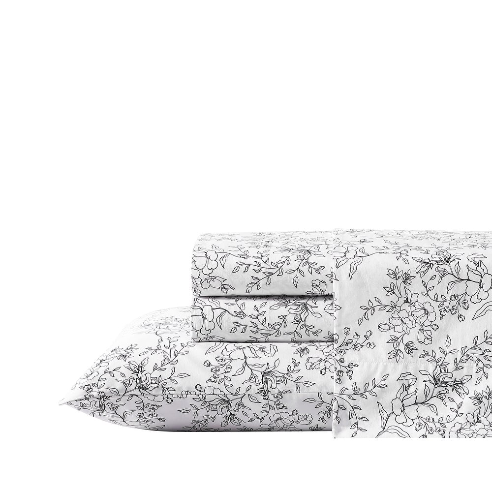 Stone Cottage Cotton Percale Printed Sheet Set