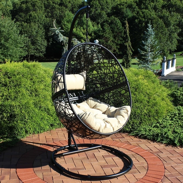 Abernathy hanging best sale egg swing chair