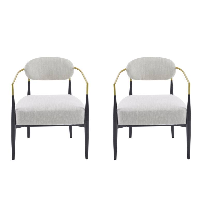Christopher Knight Home - Amelia Mid-Century Modern Upholstered Accent Armchair with Sturdy Tapered Legs