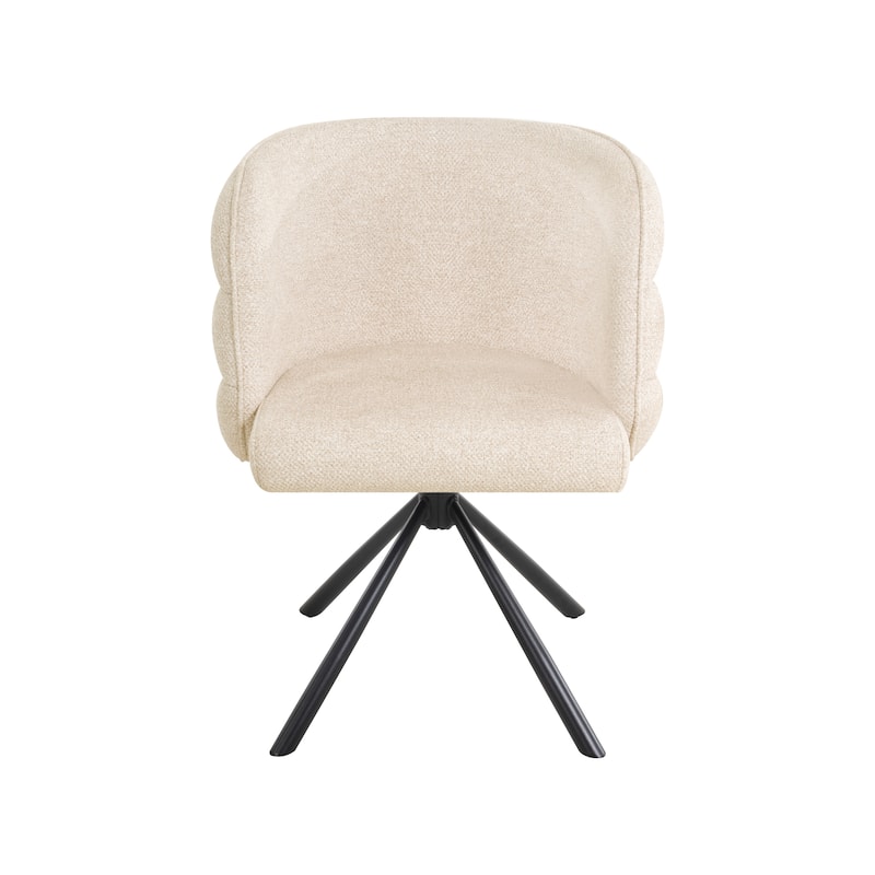 270° Swivel Upholstered Desk Chairs Dining Chairs Set of 2