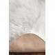 preview thumbnail 31 of 32, Nuloom Double Faux Flokati Sheepskin Shag Runner Rug