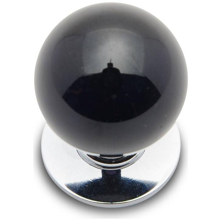 RK International CK-30-BALL-SM Porcelain 1-1/4" Round Ball Classic - Chrome / Black