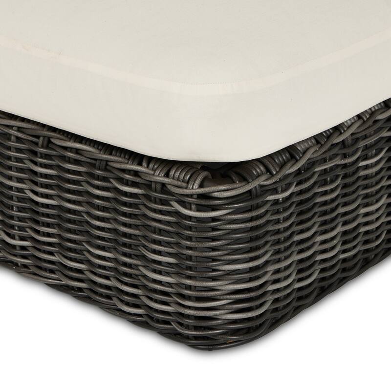 Lessik Outdoor Chaise Lounge-Natural Teak-FSC - 45.75W x 76.25D x 34.5H