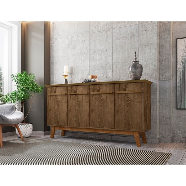 Yonkers 62.99 Sideboard with Solid Wood Legs and 2 in Off