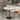 Round Kitchen Dining Table White Sintered Stone-top Larger Pedestal Base Furniture Leisure Coffee Table