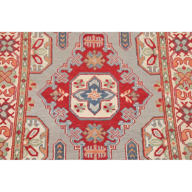 Kazak Foyer Rug Handmade Home Decor Wool Carpet - 3'5" x 4'9"