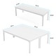 preview thumbnail 18 of 65, 6.5FT Conference Meeting Seminar Business Table Set for 8-12 Person (Set of 2)