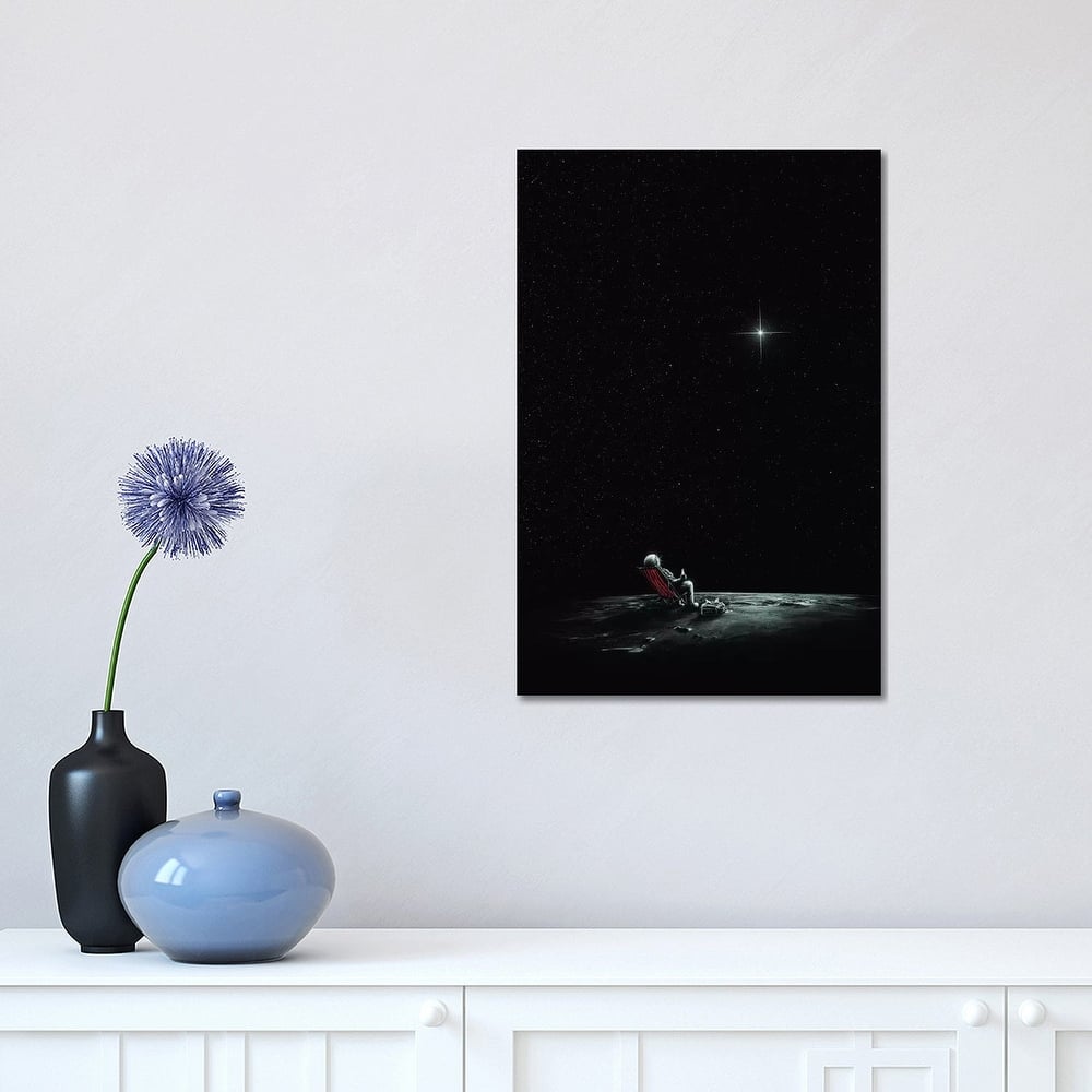 iCanvas "Space Chill II" by Nicebleed Canvas Print