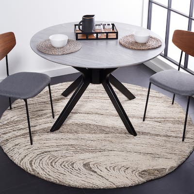 SAFAVIEH Handmade Abstract Petrea Modern Wool Rug