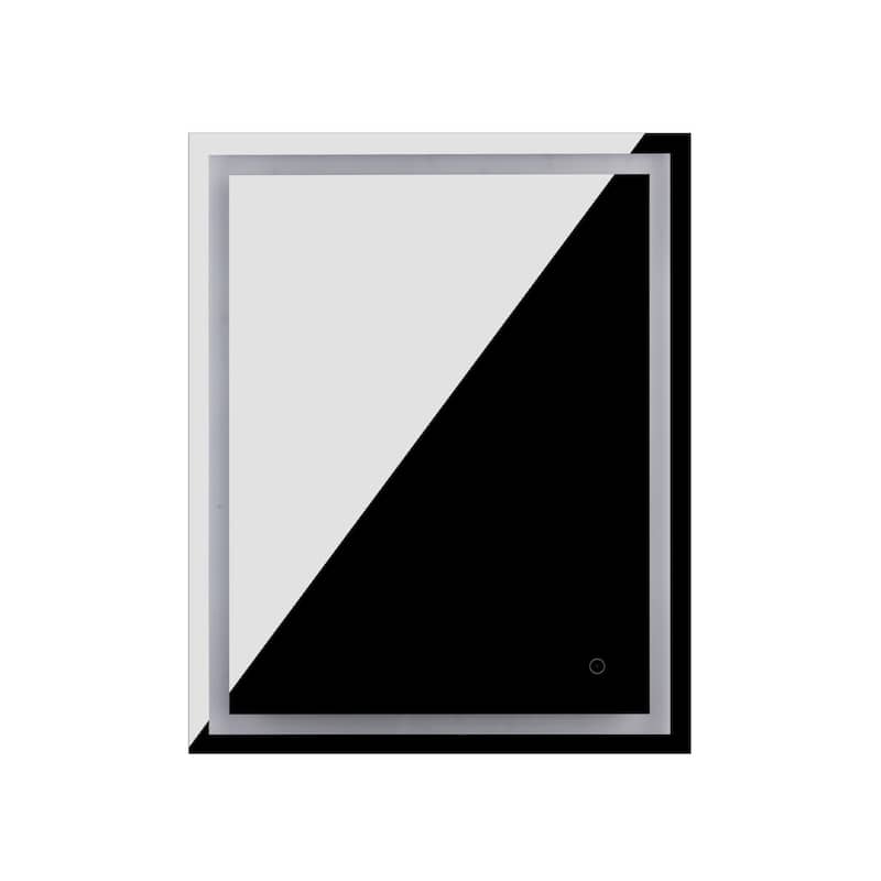 Craftmade MIR106 24" W x 30" H Modern Rectangular Frameless Bathroom - White