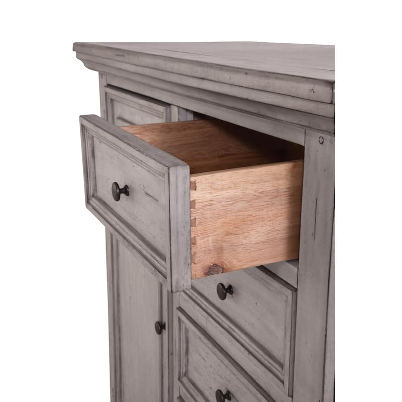 Lakewood Antique Finish Gentleman's Drawer Chest