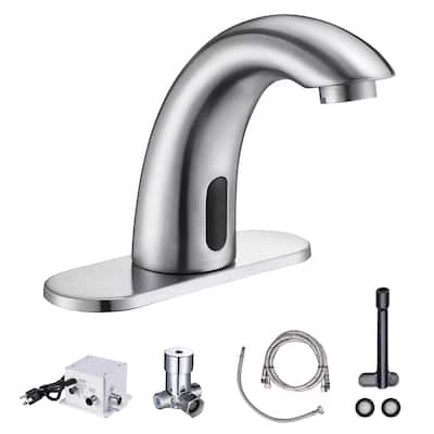 Aquaterior Touchless Faucet Automatic Sensor Cold Hot Water Hands Free Bathroom