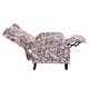 preview thumbnail 6 of 16, 29'' W Vintage Floral Manual Push Back Recliner Chair Set of 2