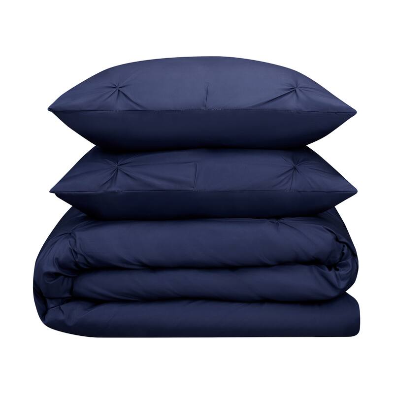 Serta Simply Clean Antimicrobial Pleated Comforter Set