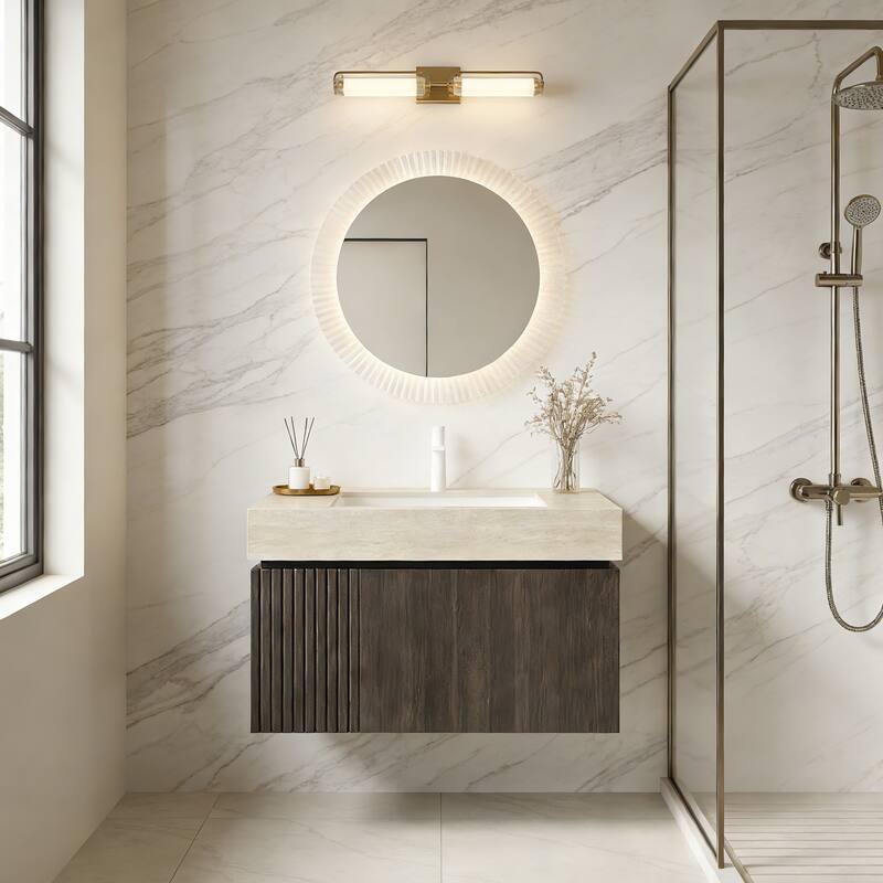 Mondern Floating Bathroom Vanity with 1 Pre-drilled Faucet Holes