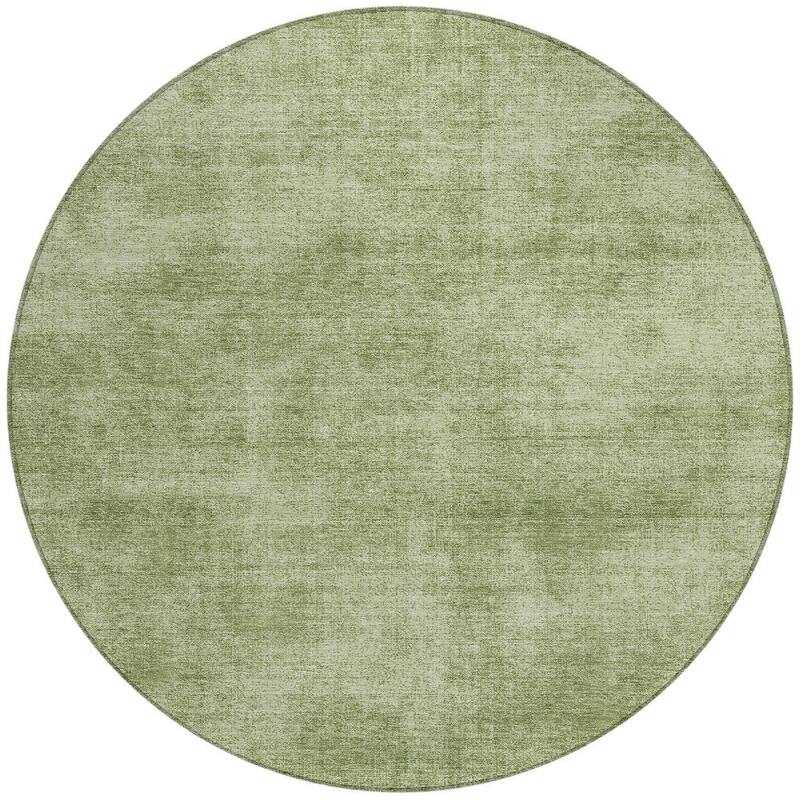 HomeRoots Solid Color Transitional Rectangle Outdoor Rug