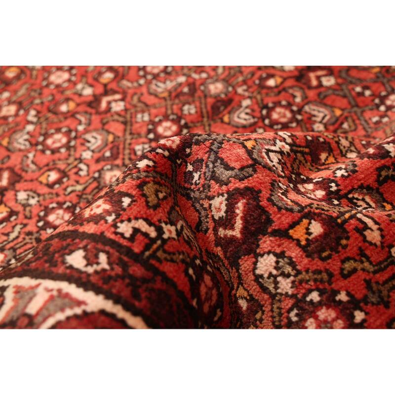 ECARPETGALLERY Hand-knotted Andelz Red Wool Rug - 3'4 x 10'1