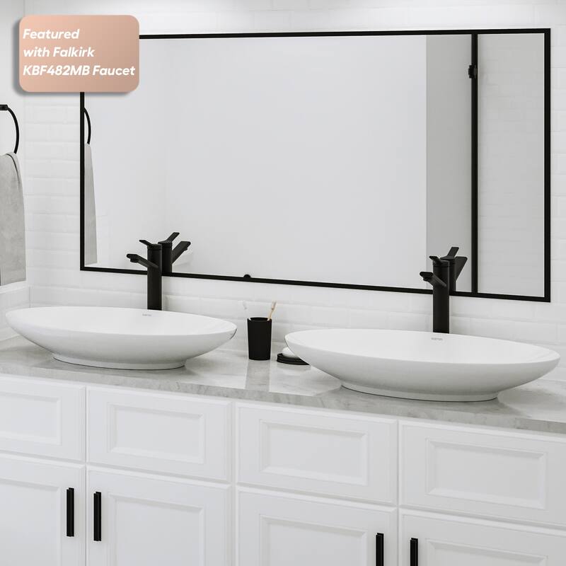 Karran Valera 27" Vitreous China Vessel Bathroom Sink in White