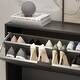 preview thumbnail 8 of 6, 31.5"W Hallway Large Shoe Storage Cabinet Wooden Cupboard/Organiser