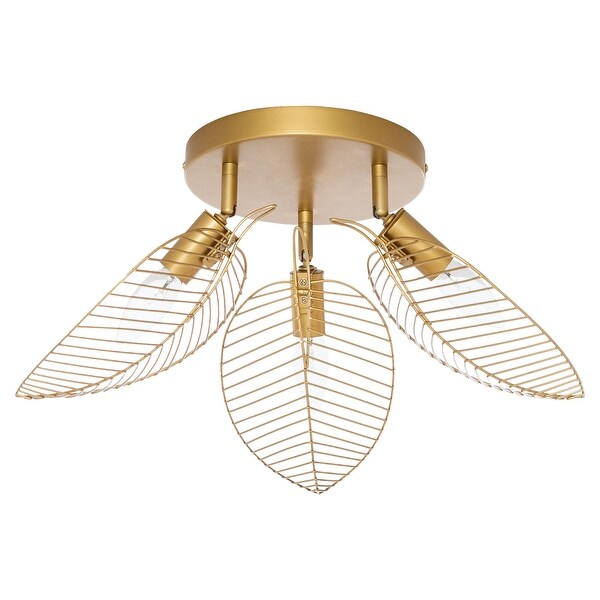 24 Theo Leaf Shade Ceiling Light River of Goods 20683