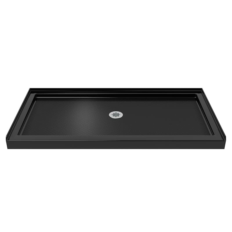 DreamLine Duet 32 in. D x 60 in. W x 74 3/4 in. H Bypass Sliding Shower Door and Shower Base Kit - 32" x 60"