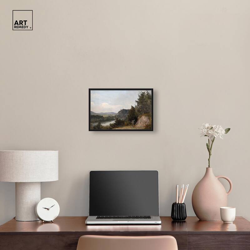 Hilltop Tower View I Canvas by Art Remedy