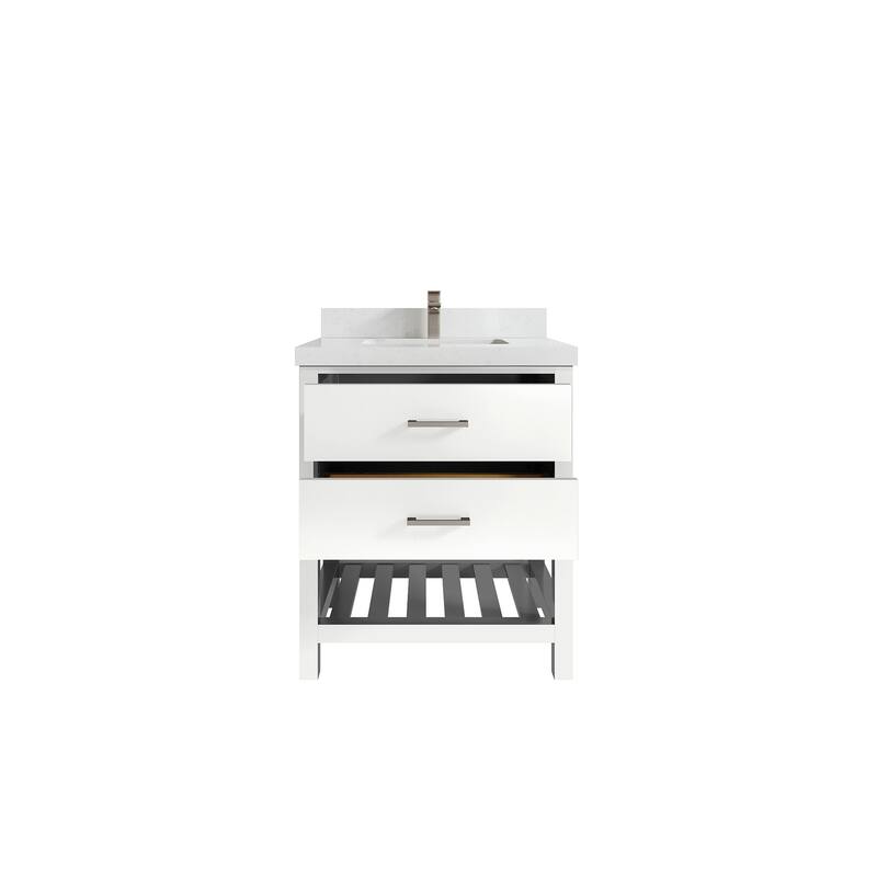 Willow Collections 30 in. W x 22 in. D Parker Single Sink Bathroom Vanity with Countertop