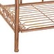 preview thumbnail 29 of 44, SAFAVIEH Amaris Victorian Wrought Iron 4-Tier Outdoor Bakers Rack. - 25 in. W x 15 in. D x 63 in. H