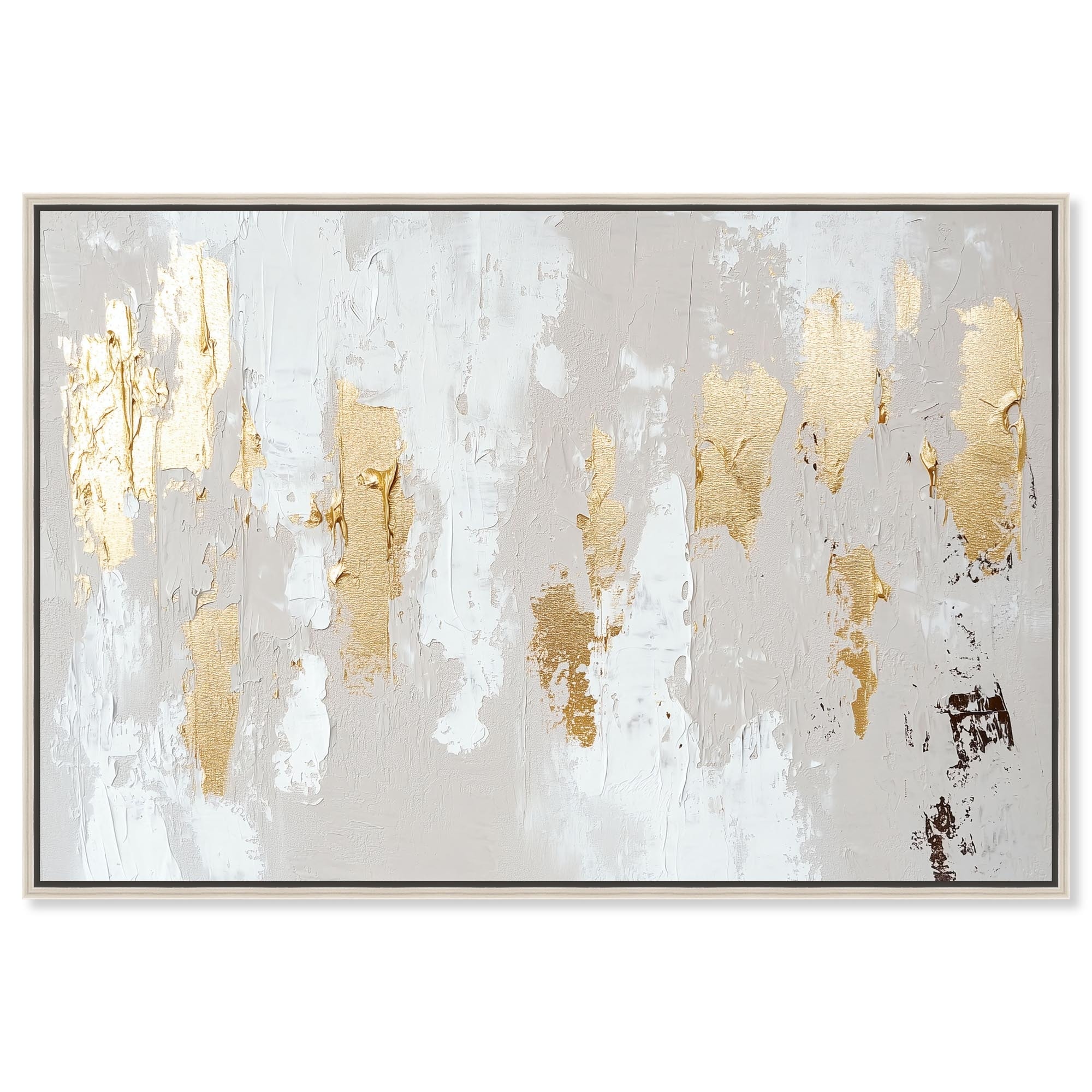 Desert Gold II Gold Boho Decor Canvas Print by Art Remedy