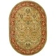 preview thumbnail 21 of 114, SAFAVIEH Handmade Persian Legend Hilkje Traditional Oriental Wool Rug 4'6" x 6'6" Oval - Light Green/Rust - Oval