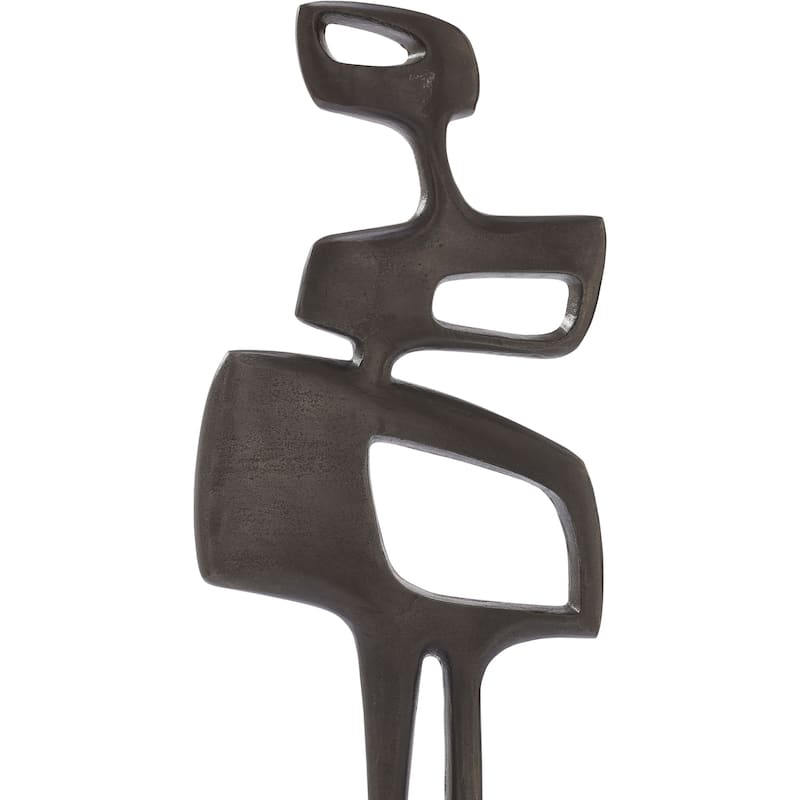 Renwil Pacino Indoor Aluminum Statue, Antique Nickel