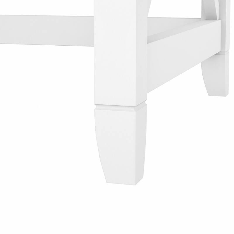 Key West 60W L Shaped Desk with Mobile File Cabinet by Bush Furniture