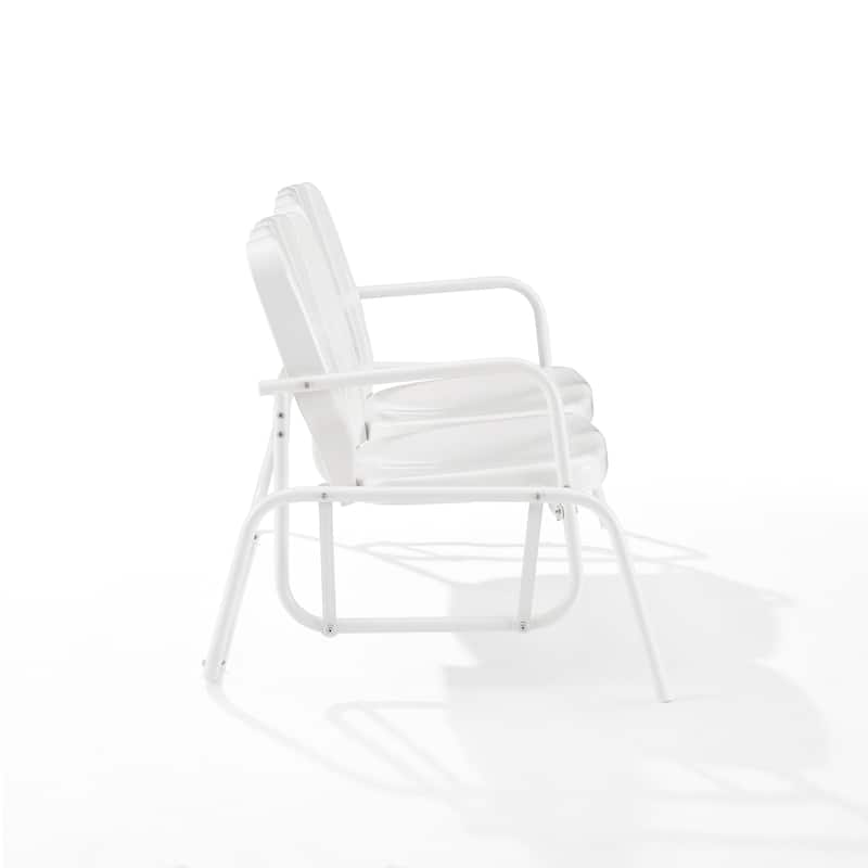 Crosley Ridgeland Outdoor Metal Loveseat Glider - 33"x47.5"x32.5"