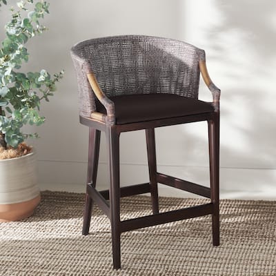 SAFAVIEH Home Brando Counter Stool - 22"W x 21"D x 35"H