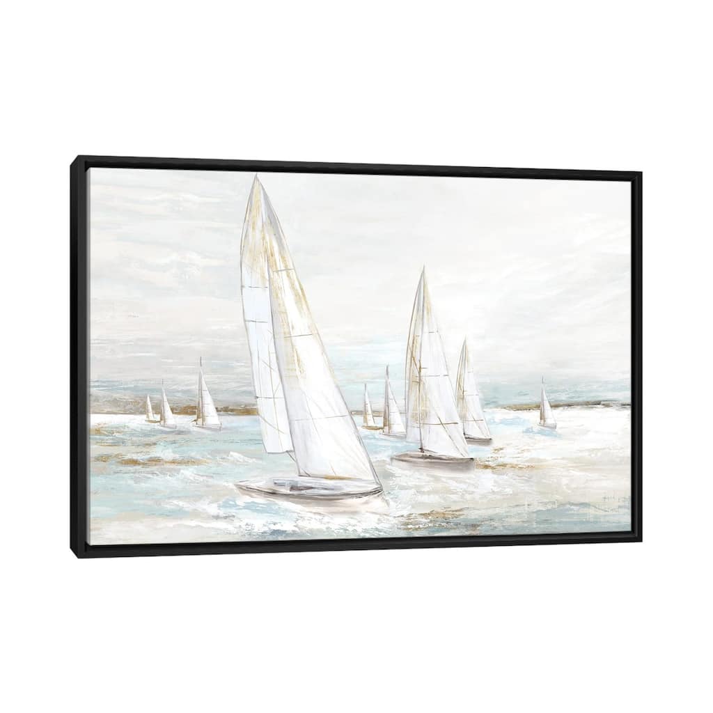 iCanvas "Windswept Sails I" by Eva Watts Framed Canvas Print