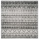 preview thumbnail 63 of 76, SAFAVIEH Adirondack Mina Moroccan Boho Rug 4' Square - Ivory/Charcoal - Square