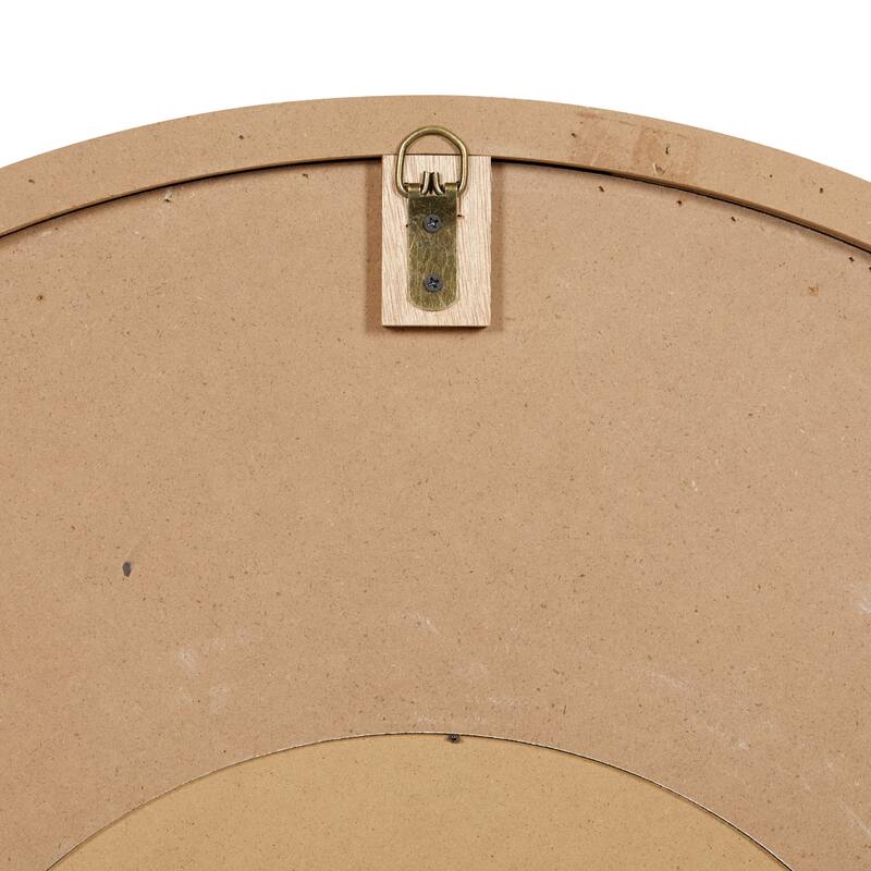 White MDF Farmhouse Wall Mirror 32 x 32 x 2 - 32 x 2 x 32Round
