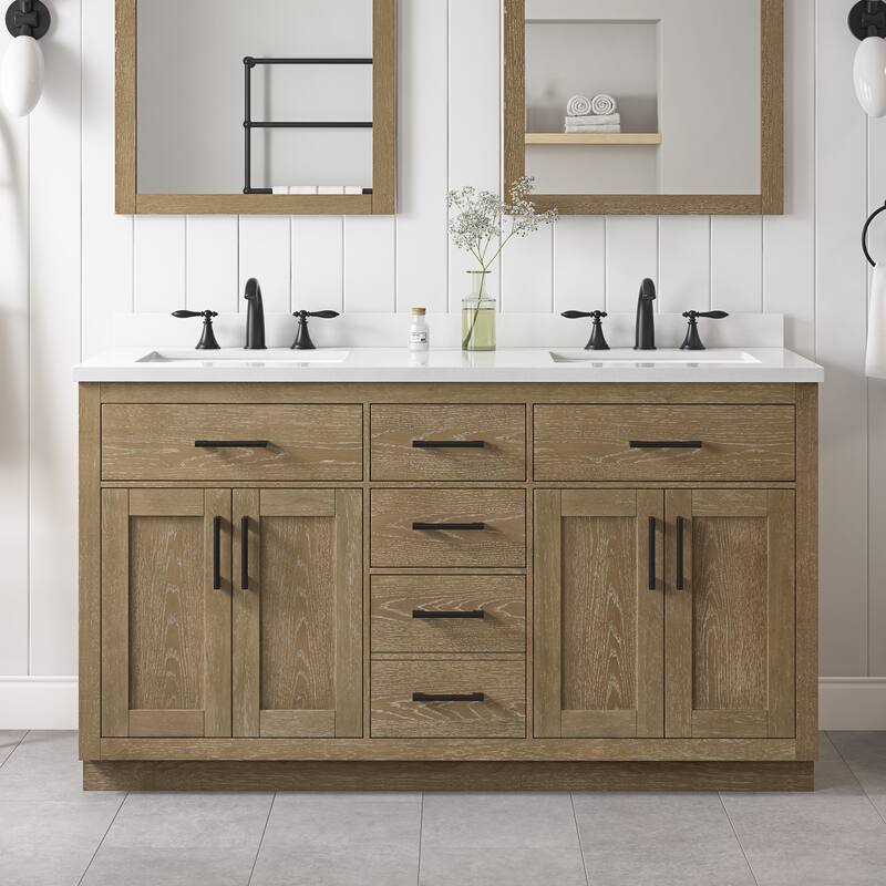 Bailey Bathroom Vanity with Power Bar