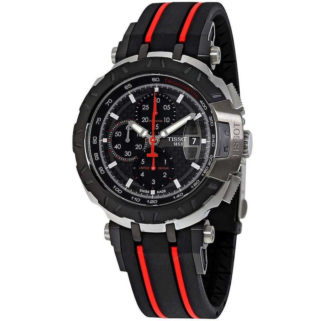 Tissot Men's T-Race Moto GP Black Dial Watch - T0924272720100 - 6 (36)