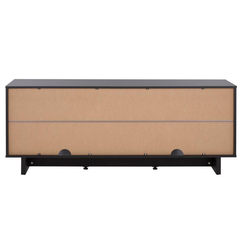 SAFAVIEH Home Quaid 4-Door Sideboard - 62"W x 18"D x 25"H