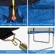 preview thumbnail 26 of 36, Trampoline for Kids with Safety Enclosure Net, Ladder and 8 Wind Stakes