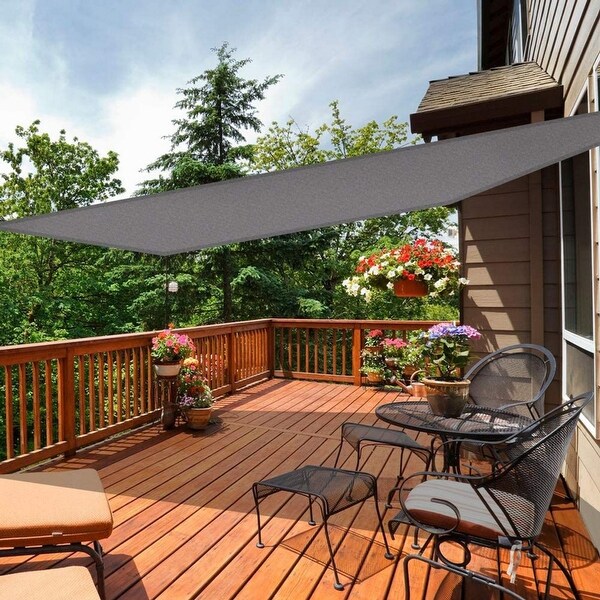 16 Ft x 20 Ft Heavy Duty UV Block Sun Shade for Patio Backyard - 1pc ...