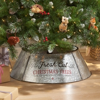 Laconia Metal Christmas Tree Collar by Christopher Knight Home