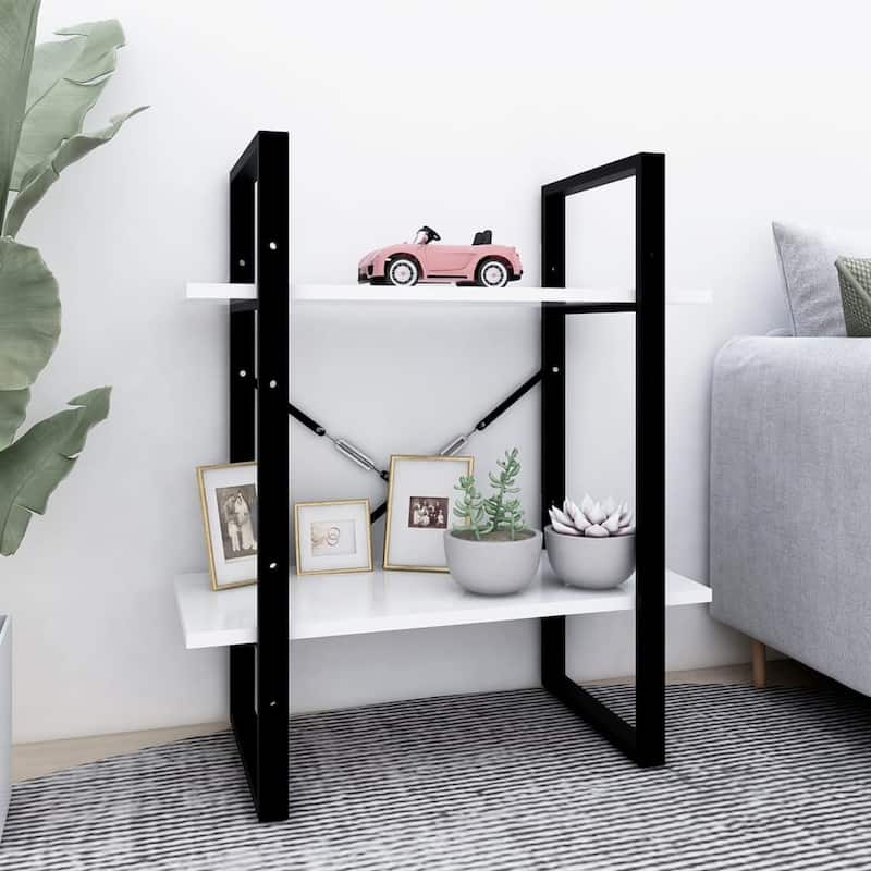 vidaXL Bookshelf Book Cabinet Shelving Unit for Living Room Engineered Wood